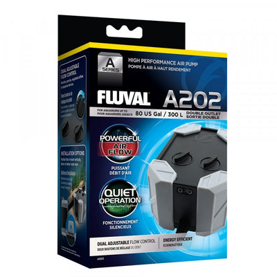 Fluval Pro Air Pump Twin Oulet A402