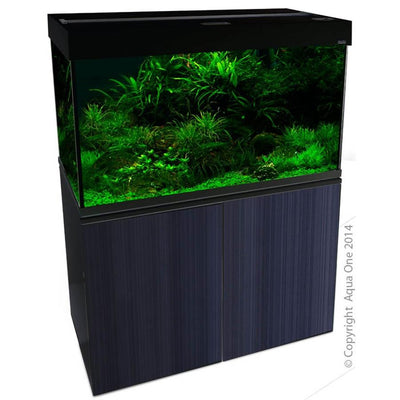 Aqua One Focus 23 Glass Aquarium 23L 30L X 22D X 41cm H (black)