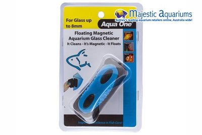Aqua One Floating Magnet Cleaner Small For Up 5mm Glass