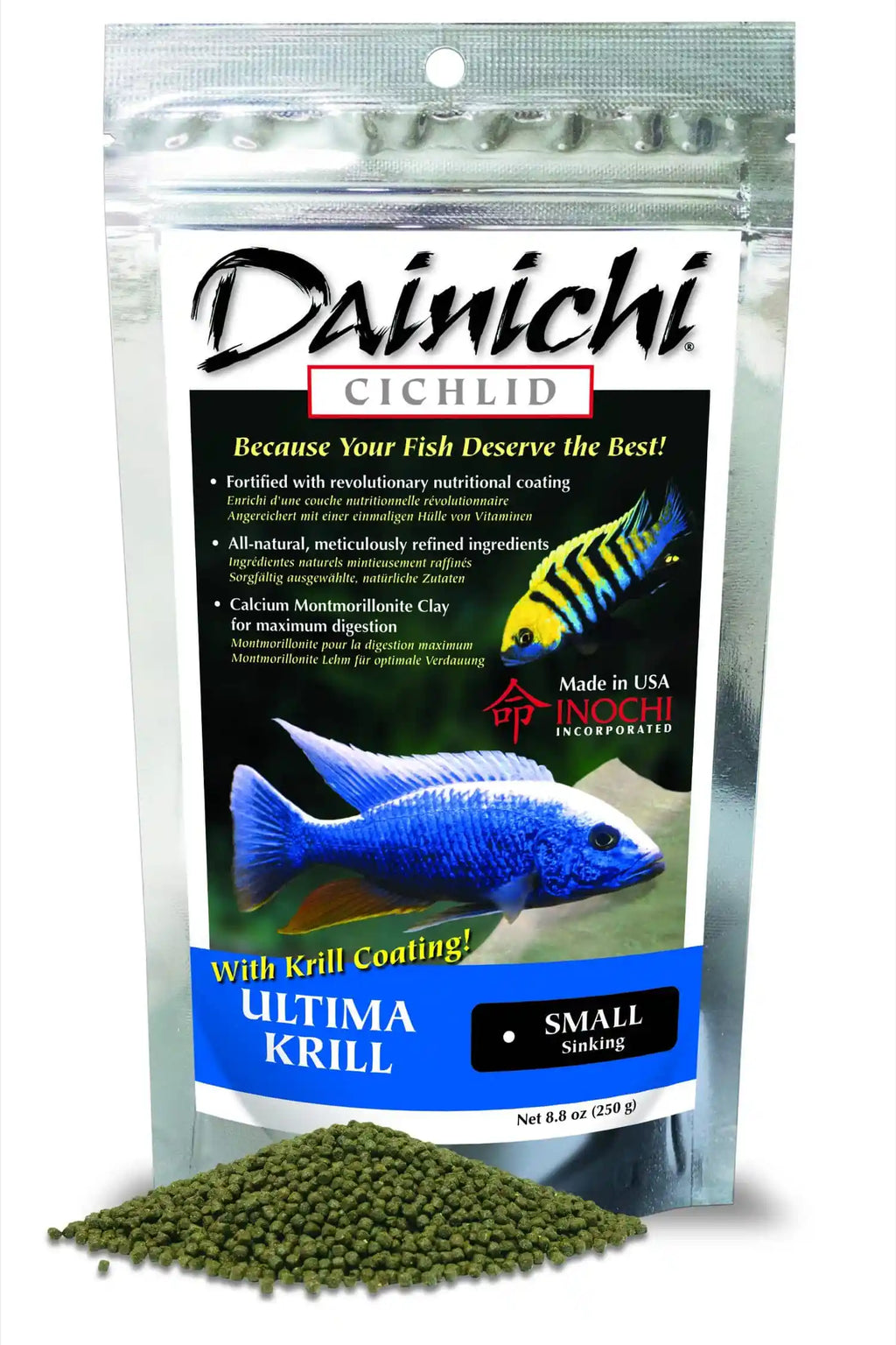 Dainichi - Ultima Krill Small (3mm) Sinking Pellets 100g