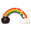 Ornament Rainbow With Pot Of Gold Medium 12wx4dx6.5cmh