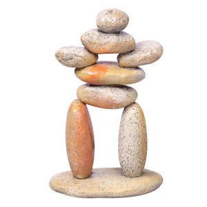 Stone Pebble Stack Man 9x5x15cm