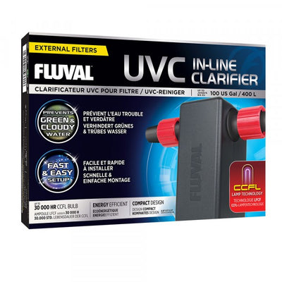 Fluval UVC Inline Clarifier Unit 3w