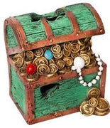Treasure Chest with Coins
