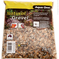 Natural Gravel Gold Dark 2kg - Aqua One