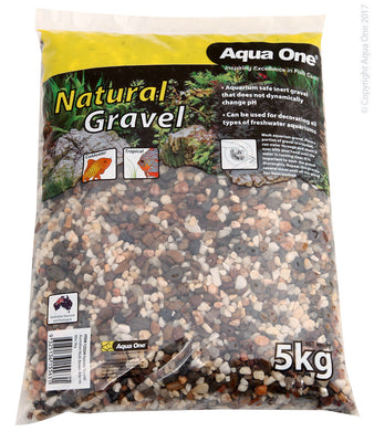 Natural Gravel Australian Multi Brown 4-6mm Mix 5kg