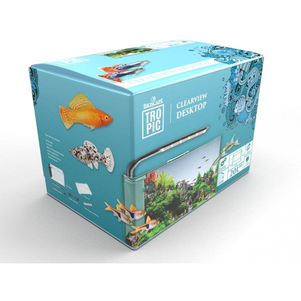 Bioscape Tropic - Clearview Desktop Aquarium Unit 20.4ltr