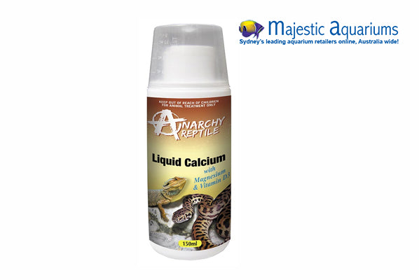 Anarchy Reptile Liquid Calcium 150ml Majestic Aquariums