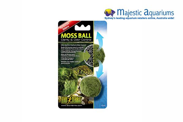 Exo Terra Moss Ball Clarity and odour control 30-60 ltrs