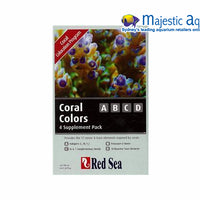 Red Sea Reef Care Coral Colours ABCD 4 x100ml bottles Trial Pack