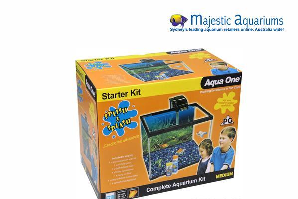 Splish & Splash Starter Kit Med 21L Glass | Majestic Aquariums